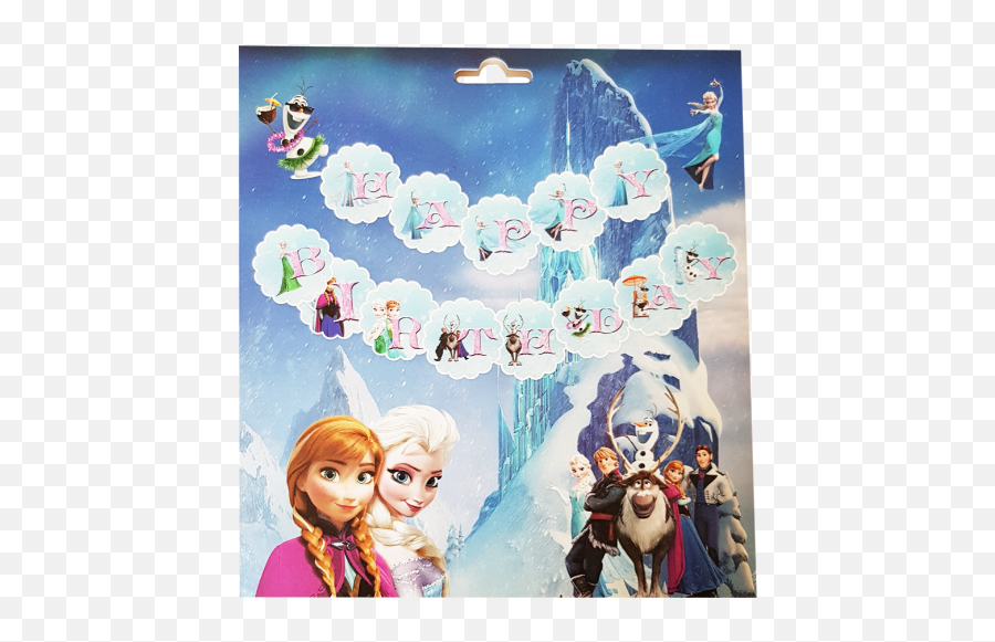 Frozen Happy Birthday Banner - Frozen Shaker Maker Emoji,Emoji Birthday Banner