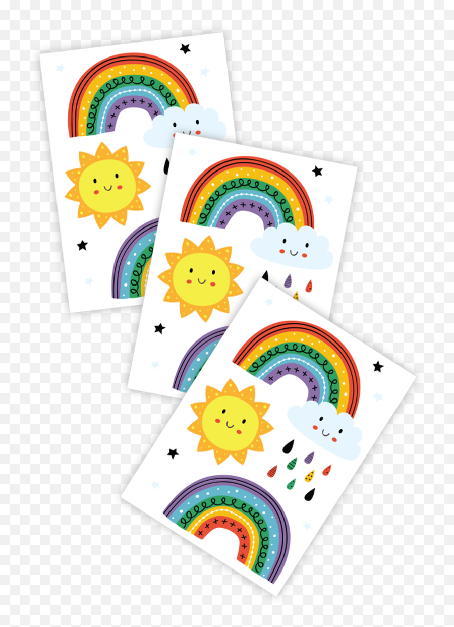 Good Day Rainbow Weather - Dot Emoji,Baby Emoticon Dab