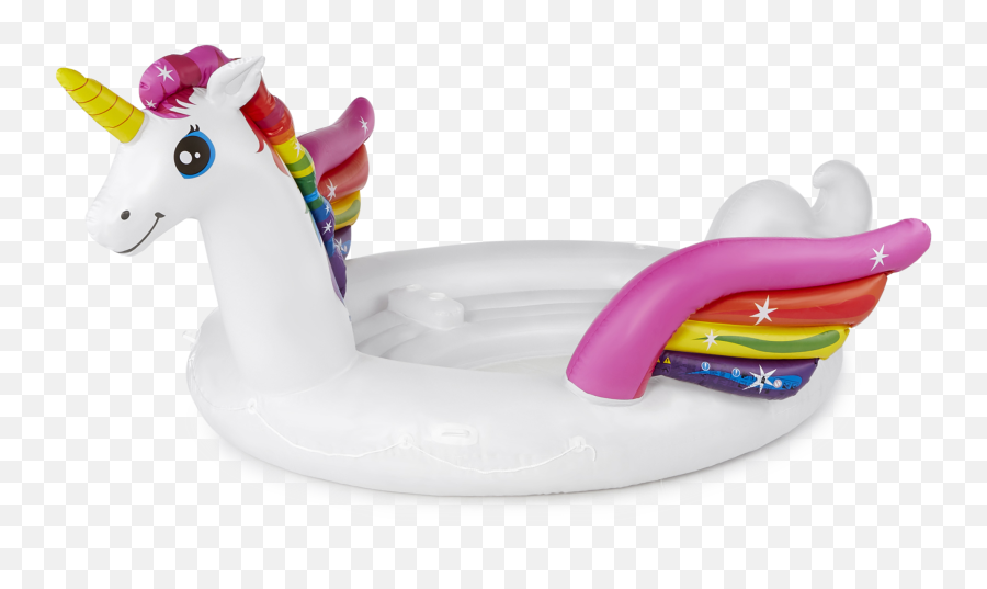 Intex 57266ep Inflatable Unicorn Party - Unicorn Float Png Emoji,Emoji Float Toys