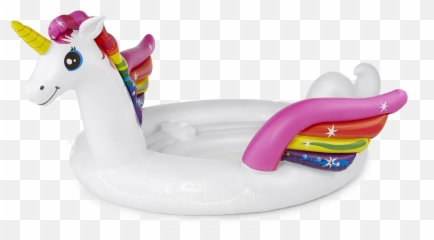 Intex 57266ep Inflatable Unicorn Party - Unicorn Float Png Emoji,Emoji Float Toys