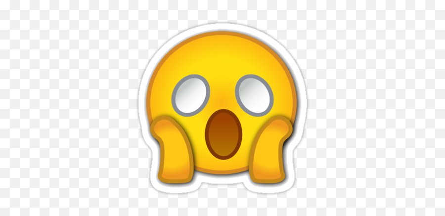 Shocked Face Emoji - Forgot To Do My Homework,Shocked Emoji Png