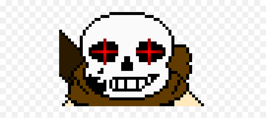 Try Error Ink Sword Against - Ink Sans Pixel Art Head Emoji,Chest Emoticon