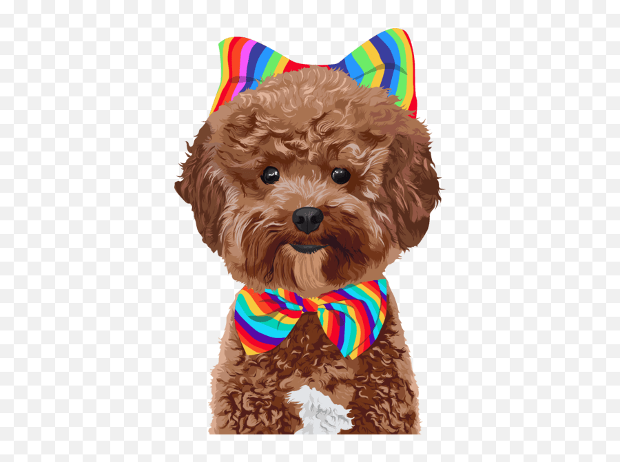 Cartoonize Your Dog - Dog Clothes Emoji,Labradoodle Emoji