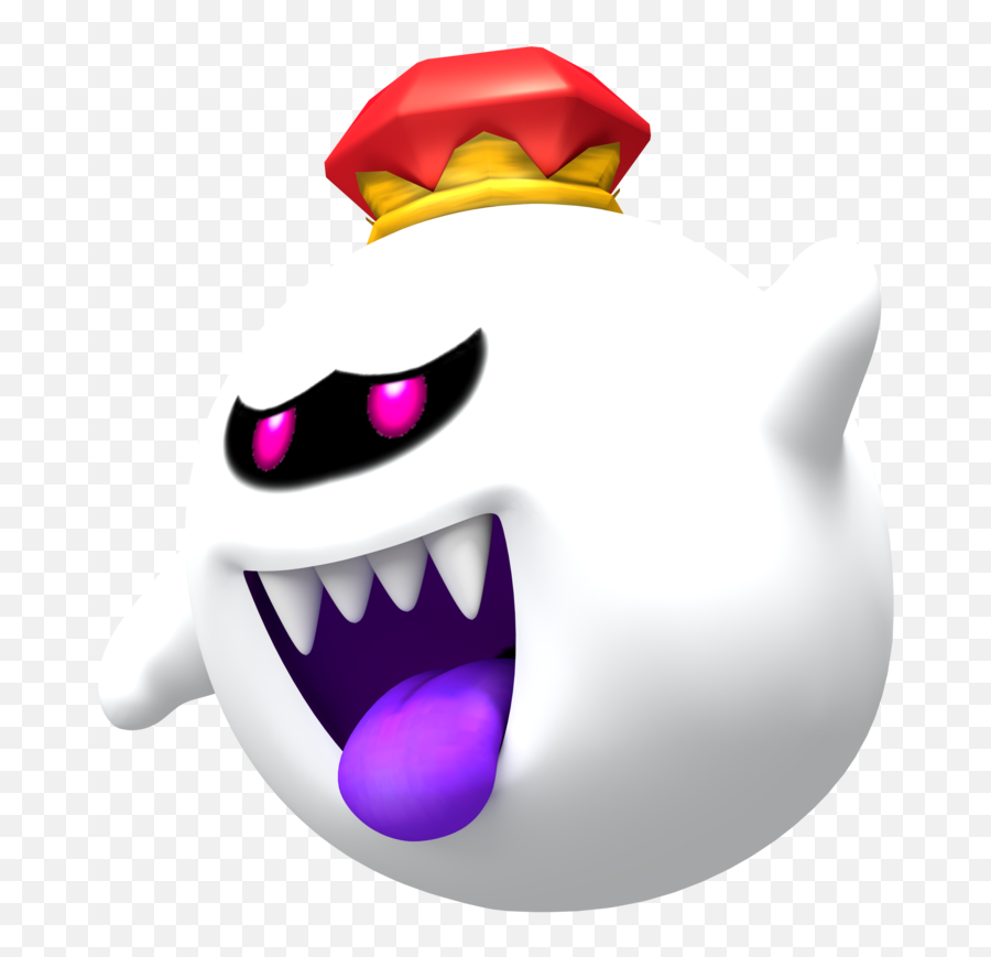 Super Mario Bros King Boo Png Photo Png Mart - King Boo Blender Model Emoji,Emoji De Mario Bros