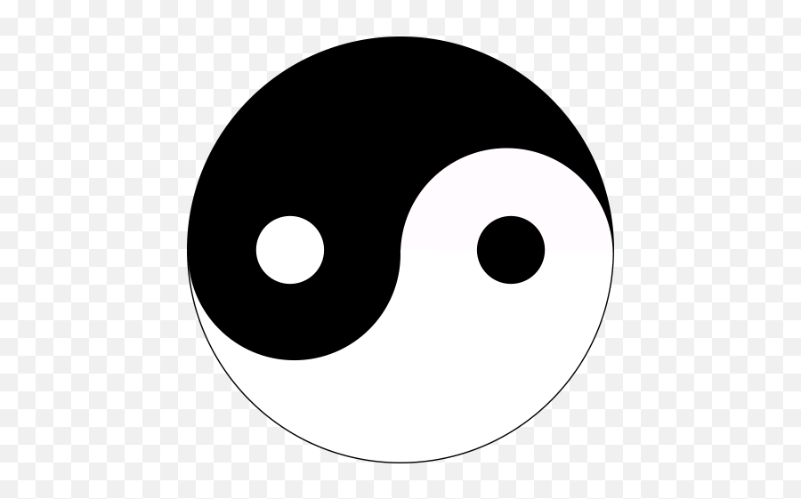 Yin Yang - Yin And Yang Svg Emoji,Yin Yang Emoticon