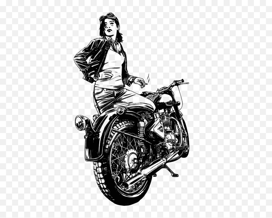 Mad Max - Woman On A Motorcycle Emoji,Motorcycle Emoticon