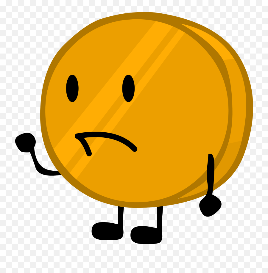 Coiny Battle For Dream Island Wiki Fandom - Battle For Dream Island Coiny Emoji,Slapping Emoticon