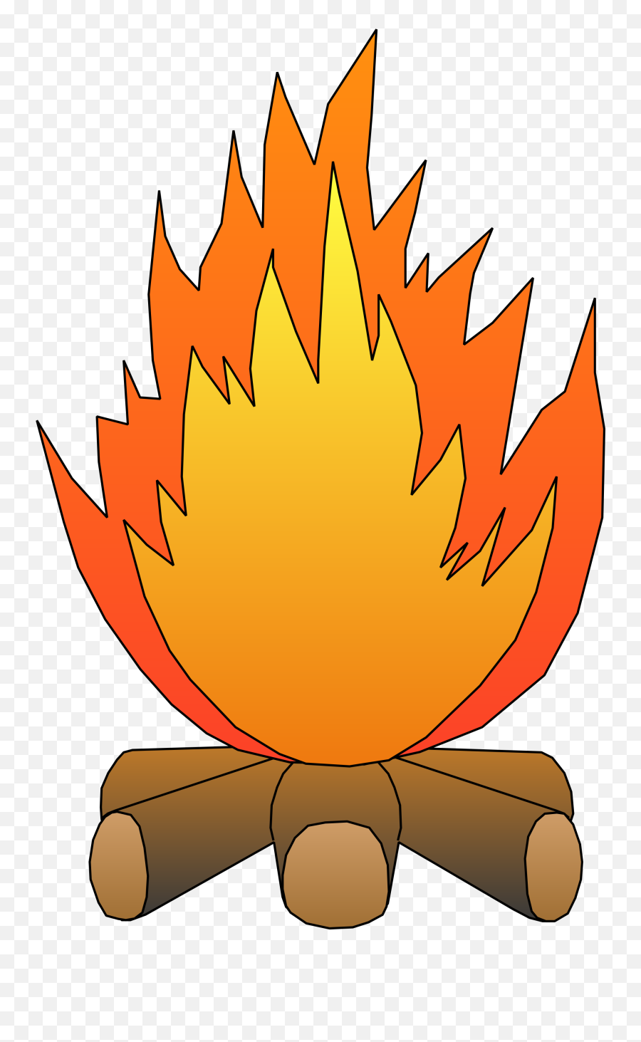Clipart Of Fire Pit And Wilderness - Fire Pit Pictures Clipart Emoji,Emoji For Wilderness