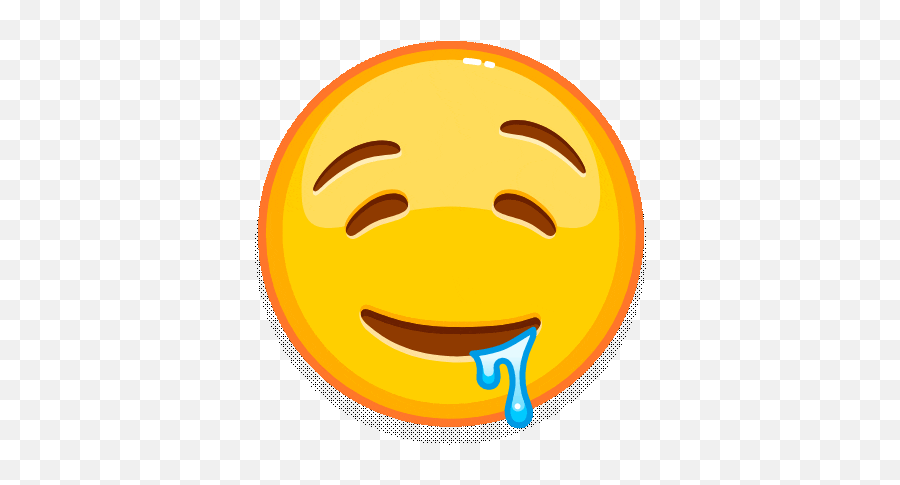 100 Emoji,Kawaii Drool Emoticon