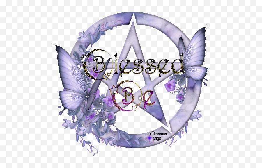 2011 - Pagan Blessed Be Meme Emoji,Emoticon Witch Stirring Cauldron Gif