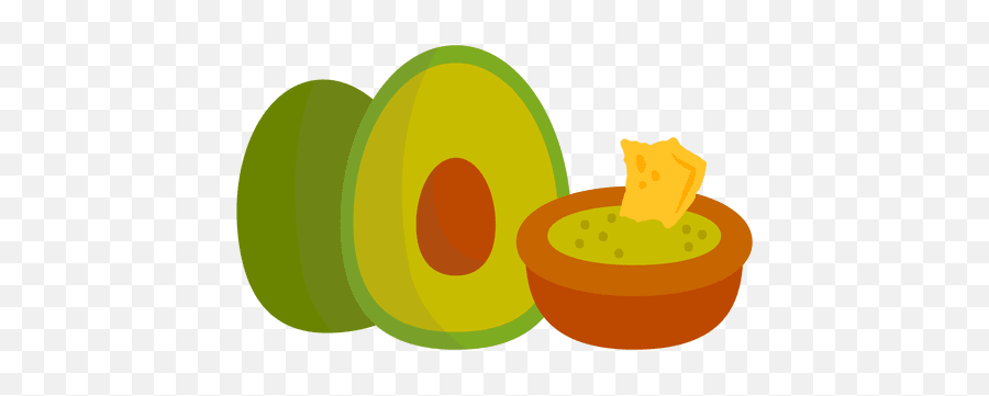 Guacamole Cartoon Transparent Png U0026 Svg Vector - Dibujo Comida Mexicana Png Emoji,Avacado Emoticon