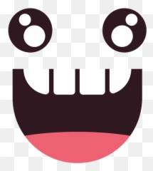 Kawaii Bite Emoticon Face - Transparent Png U0026 Svg Vector File Happy Emoji,Squinting Emoticon