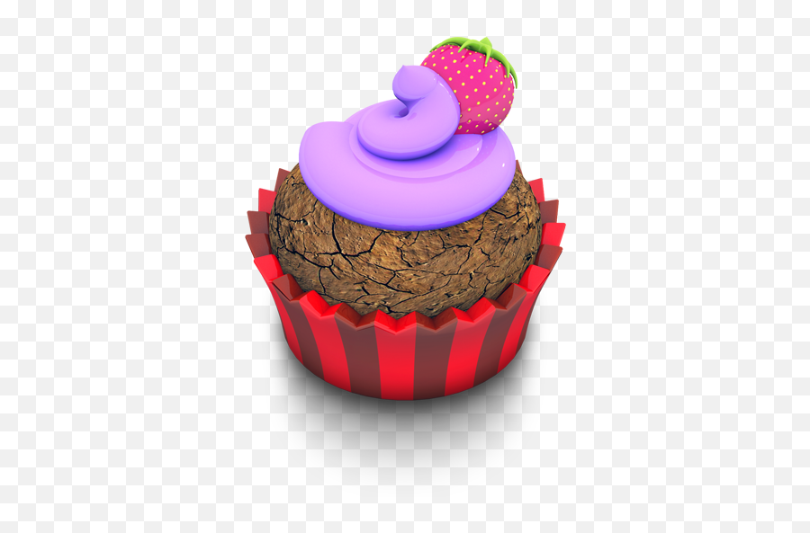 Berry Cupcake Icon - Cupcake Emoji,Muffin Emoji