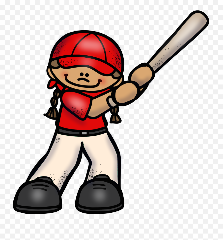 Free Girl Softball Player Silhouette Download Free Clip Art - Girl With A Bat Clipart Emoji,Softball Emojis