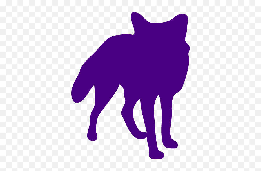 Indigo Fox Icon - Free Indigo Animal Icons Emoji,Fox In Emoticon