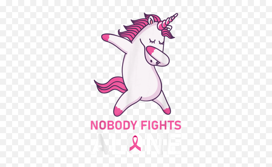 Nobody Fights Alone Breast Cancer Awareness T Shirt Emoji,Laurel Wreath Emoji