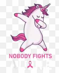 Nobody Fights Alone Breast Cancer Awareness T Shirt Emoji,Laurel Wreath Emoji
