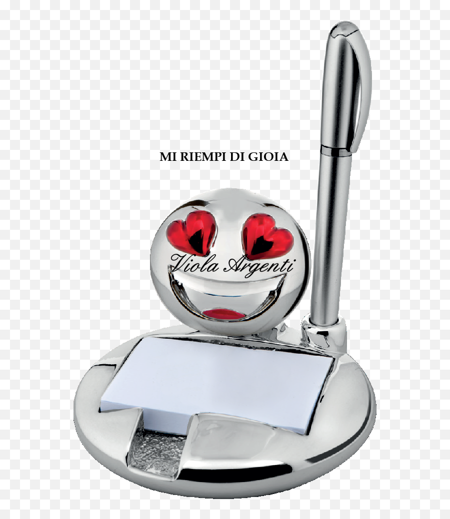 Viola Argenti Office Desk Items In Silver Emoji Holding Post,Desk Emoji