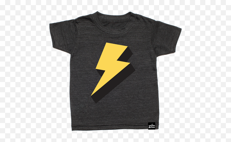 Adult Lightning Bolt T - Shirt Emoji,Grey Triangle Emoji