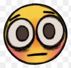Telegram Sticker From Cursed Pack Emoji,Big Eyes Cursed Emoji