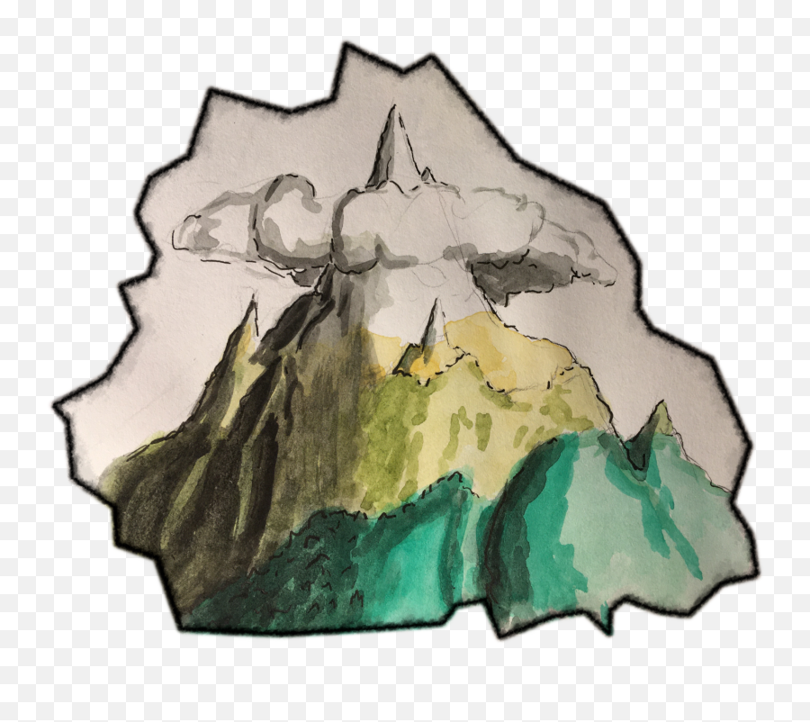 Goosemouth Peninsula Geographic Location In The Cylinderu0027s Emoji,Mountains Emoji