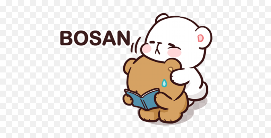 Milk U0026 Mocha Emoji,Messenger Bear Emoji