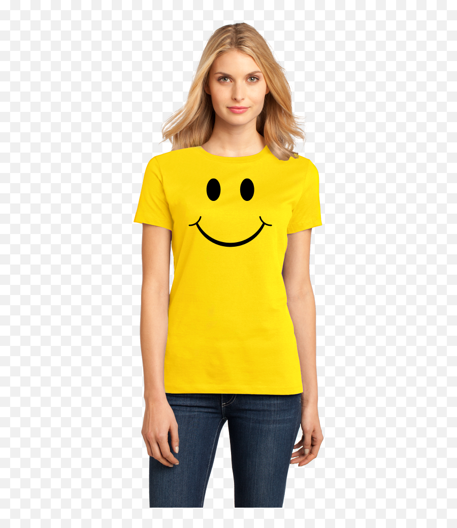 Smiley Face Smile - Happy Optimist Cheerful Sunny T Emoji,Emoticon T Shirt
