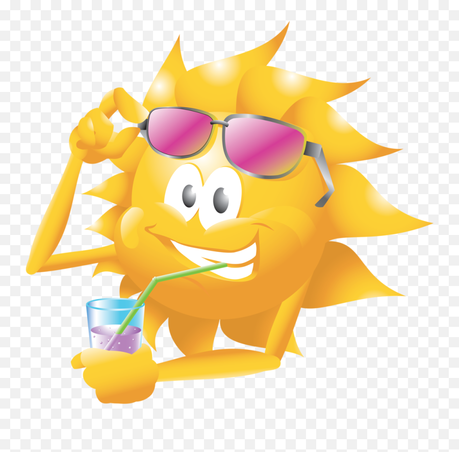 Sun Drinking Transparent Png Image - Sun Drinking Png Emoji,Drinking Emoji