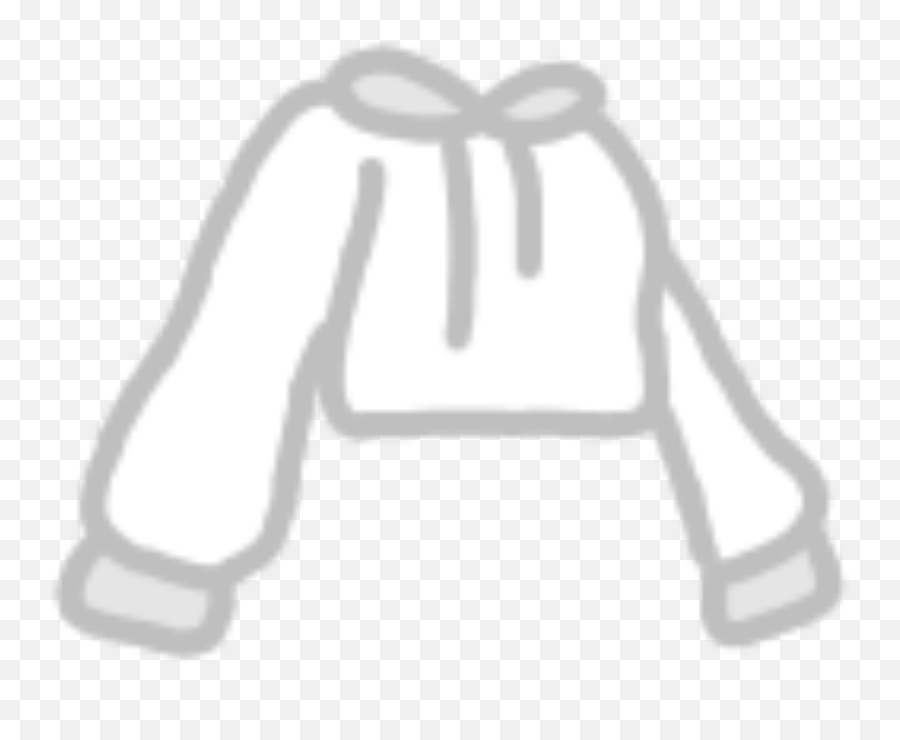 White Hoodie Gachalife Sticker By Cyber Devil - Gacha White Crop Top Emoji,Devil Emoji Shirt