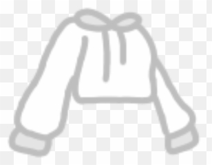 White Hoodie Gachalife Sticker By Cyber Devil - Gacha White Crop Top Emoji,Devil Emoji Shirt