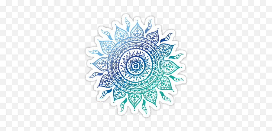 Download Mandala Tattoos Free Png Transparent Image And Clipart - Mandala Sticker Emoji,Yoga Emoticons For Iphone