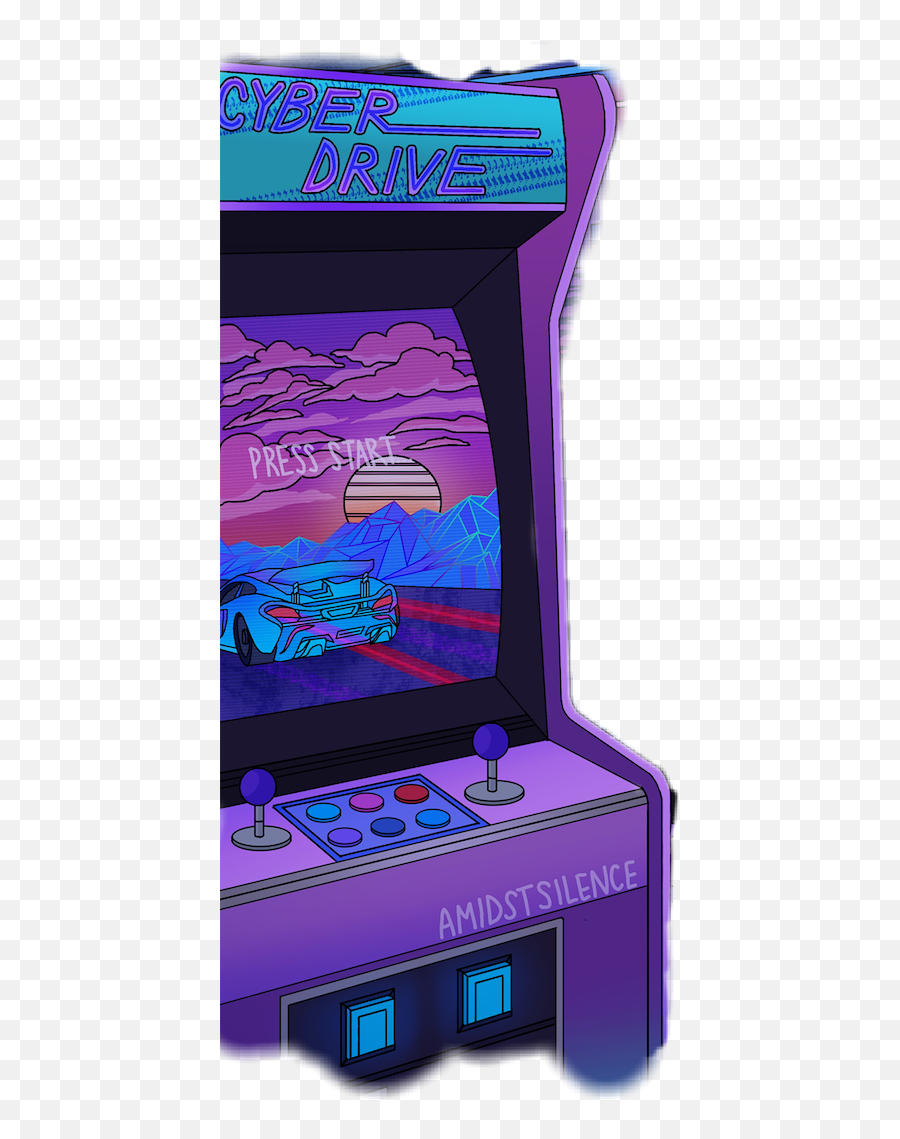 Arcade Videogame Gaming Game Gamer - Arcade Cabinet Emoji,Purple Video Game Emoji