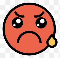 Frustration - Dot Emoji,Frustration Emoticon