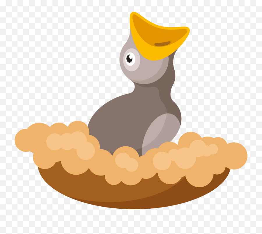 Baby Chick In Nest Clipart Free Download Transparent Png - Soft Emoji,Nest Emoji