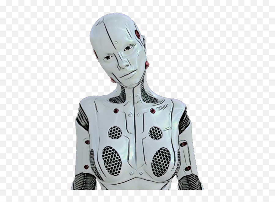 Robot Head Sticker - Dot Emoji,Robot Head Emoji