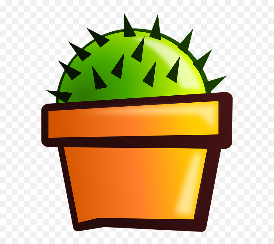 Cactus Plant Green - Free Vector Graphic On Pixabay Planta Con Espinas Dibujo Emoji,Anger Is A Wasted Emotion