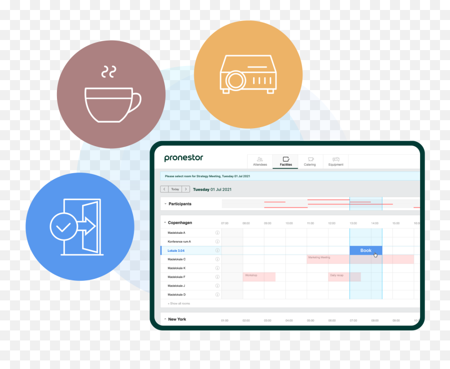 Meeting Room Booking System Easy Booking With Pronestor - Horizontal Emoji,Emoticons Outlook Freeware