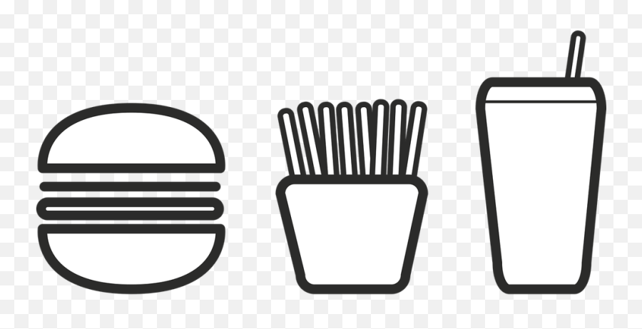 Drive - Thru Secrets And Advice Burger Clipart Black And White Png Emoji,Circle Jerk Emoji