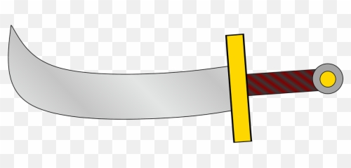 Sabre Sword Crooked Blade Public Domain - Sabre Klç Emoji,Sabre Fencing No Emotion Face