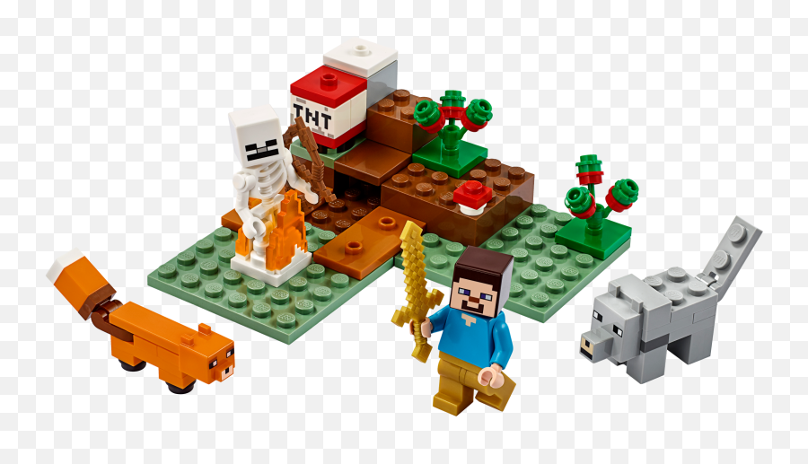 Fe - Lego Minecraft Taiga Adventure Emoji,Lego Sets Your Emotions Area Giving Hand With You