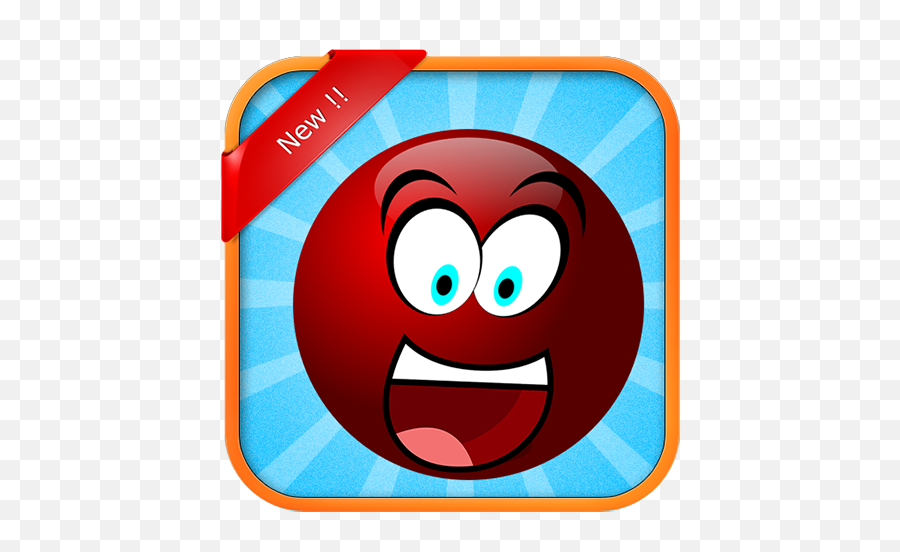 Red Ball Adventure The Best One Ever - Happy Emoji,Red Round Ball Emoticon