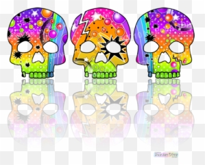 Skull Pop Art - Pop Art Skull Emoji,Sugar Skull Emoji