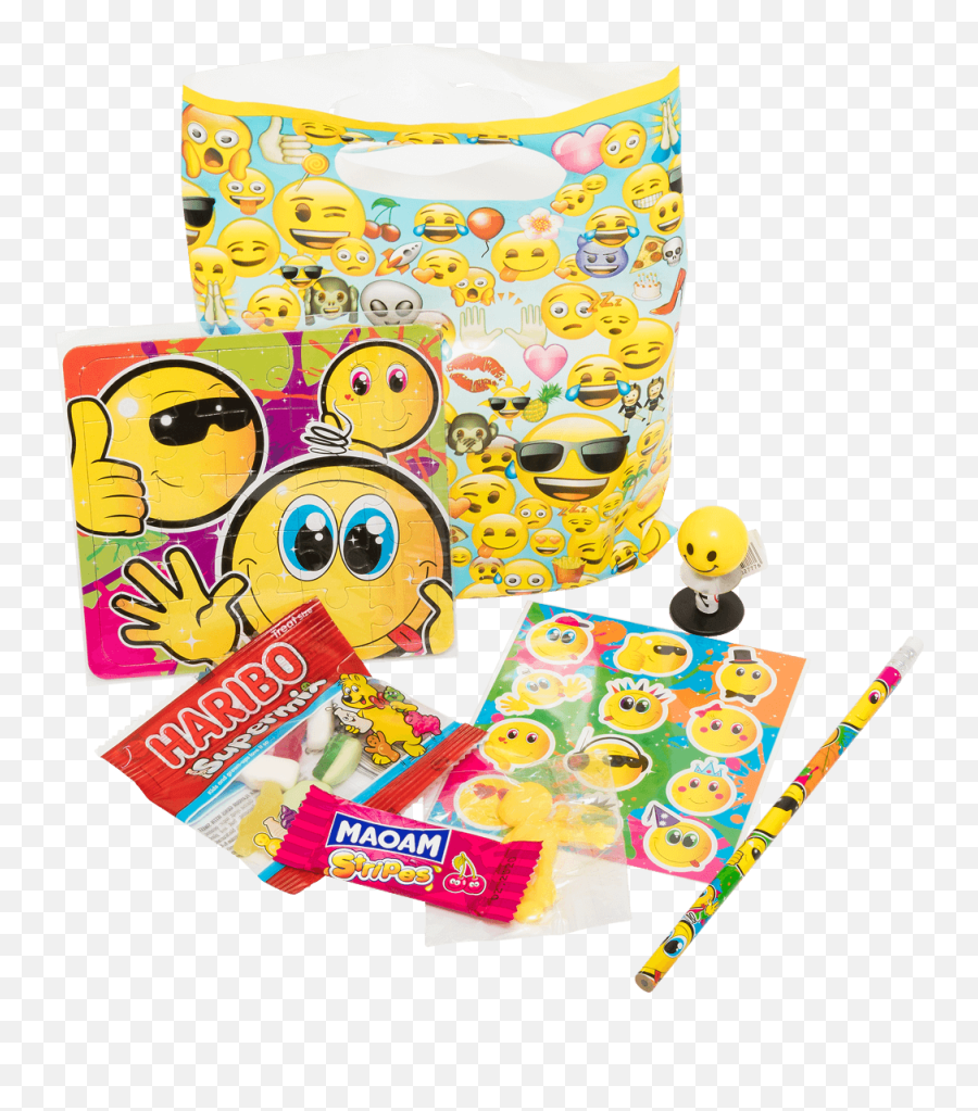 Generic Party Bundles - Happy Emoji,Emoji Party Bags