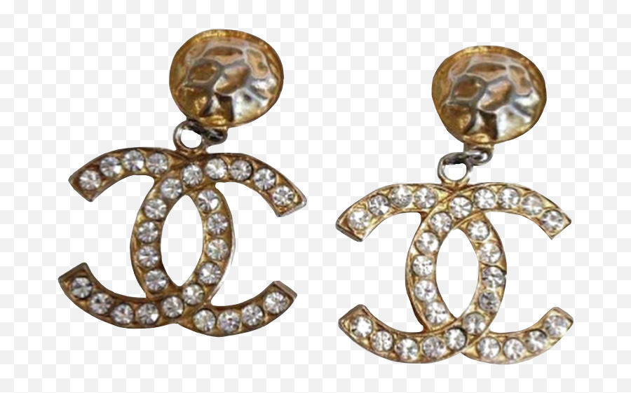 The Most Edited - Chanel Earrings Silver Emoji,Lemon Choker Emoji
