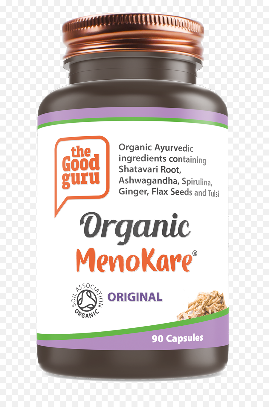 Organic Menokare Red Clover - Capsules Non Gmo The Good Guru Organic Turmeric Organic Black Pepper Emoji,Shitake Emotion