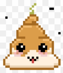 Funny Shit Sticker - Poop Emoji Pixel Art,Farting Animated Emoticon With Sound For Facebook