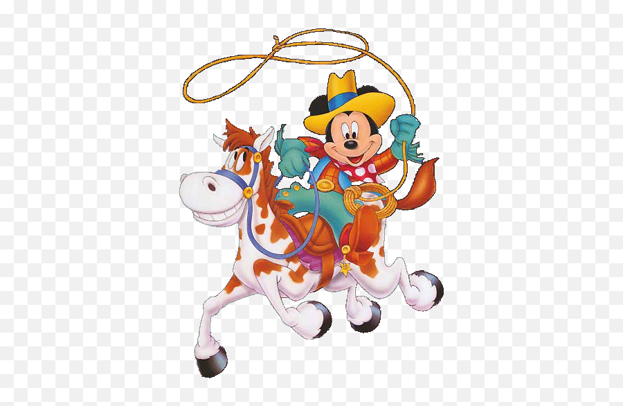 Mickhorse - Mickey Mouse Cowboy Horse Emoji,Emoticons Not Mause