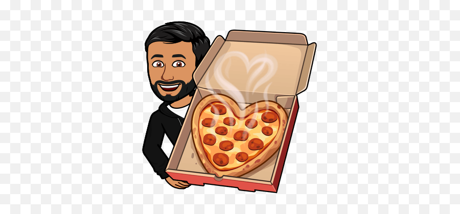 Pizza Nostra - Animated Heart Shaped Pizza Emoji,Pizaa Emoji Girl