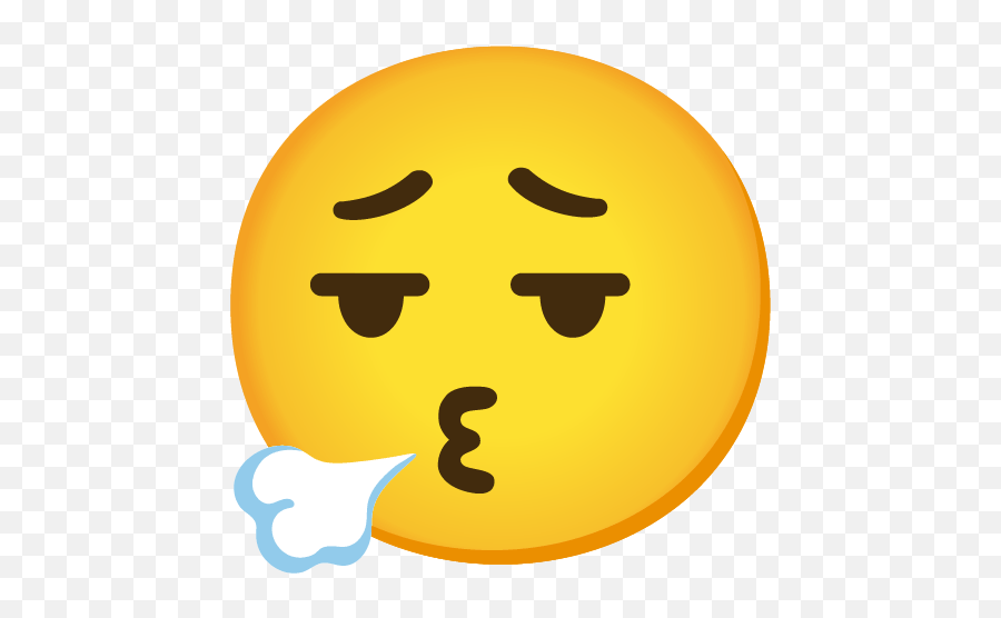 Emoji De Coração Pegando Fogo - Face Exhaling Emoji,Coracao Azul Emoji Significa