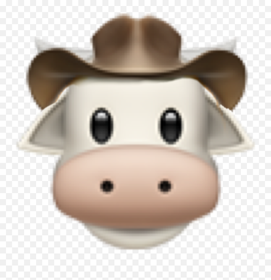 Emoji Cow Cowemoji Interesting Sticker By Tereza - Costume Hat,Cow Emojis Png
